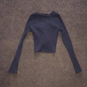 Lush black crop top!